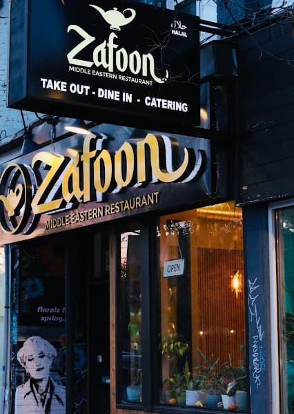 Zafoon Middle Eastern Restaurant.